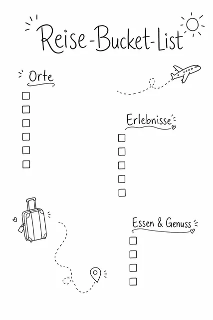 Vorschau: Reise-Bucket-List