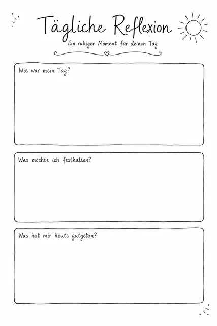 Vorschau: Tägliche Reflexion